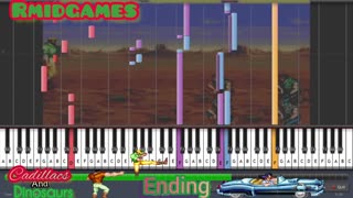 Cadillacs And Dinosaurs - Ending ~ Piano ( Midi )