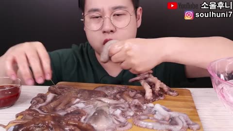 Tentacle Feast: Exploring the Culinary Delight of Octopus Mukbang