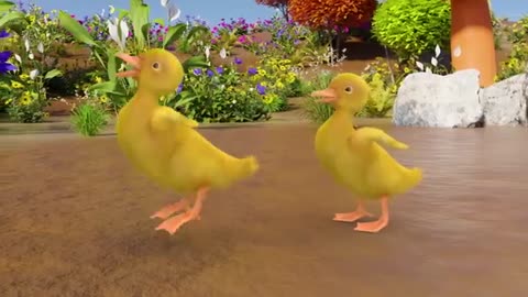 Five Little Ducks | Nursery Rhymes & Kids Songs | Baby