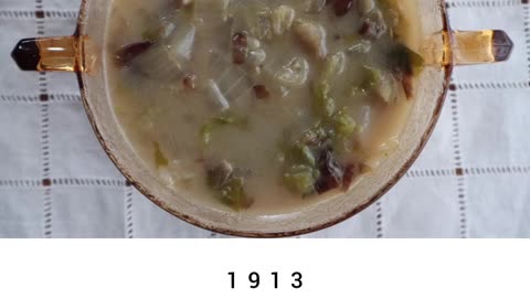 1913 Cream of Lettuce Soup