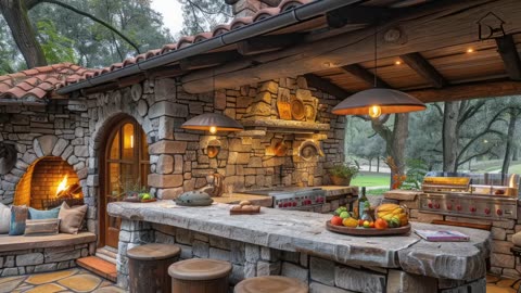 ***Mastering Outdoor Living: Crafting Your Dream Courtyard Kitchen Oasis***