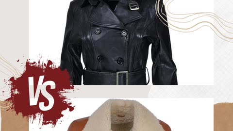 Trending winter leather jacket design2024 |beautiful jacket for girls