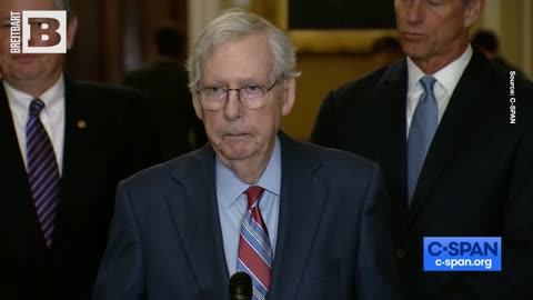 Mitch McConnell Freezes Mid-Speech, Led Away from Podium