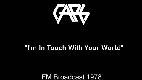 The Cars - I'm In Touch With Your World (Live in Cleveland, Ohio 1978) FM Broadcast