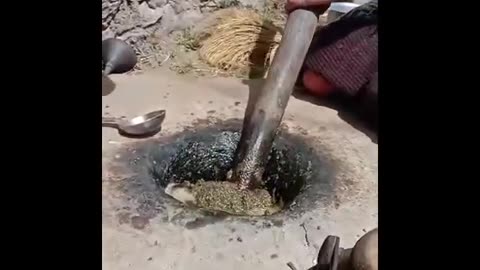 Traditional Method of Hemp Seed Oil Extraction