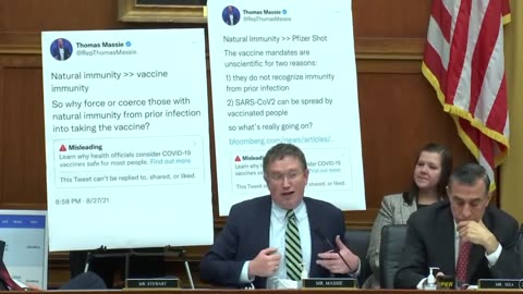 Rep. Thomas Massie discusses Pfizer Board Member Scott Gottlieb's role in censoring tweets