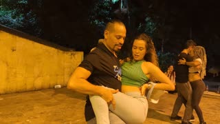 Outdoor Bachata Dancing In Cali, Colombia