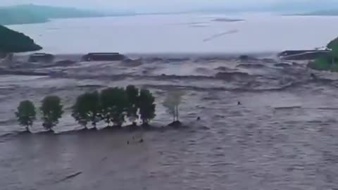 Two dams in China’s inner Mongolia collapsed after heavy rain