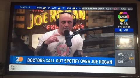 FAKE NEWS FROM CHCH ABOUT JOE ROGAN