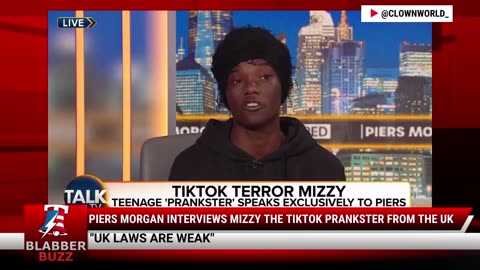 Piers Morgan Interviews Mizzy The TikTok Prankster From The UK