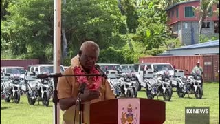 China gifts Solomon Islands police with new equipment days after Australia donation | ABC News