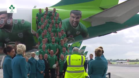 Irish Rugby TV: Ireland Team Depart For Japan