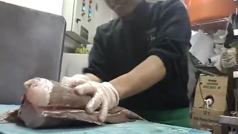 fish cutting skills
