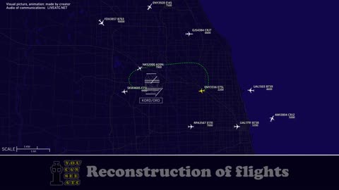 “CAPTAIN IS OUT”. Captain incapacitation. Co-pilot saved the situation. Chicago O’Hare. Real ATC