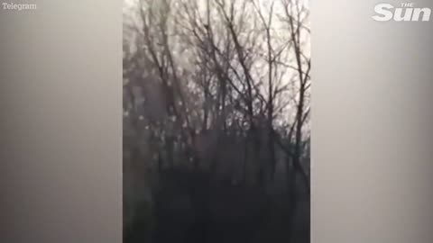 Dramatic moment Ukrainian troops shoot down Russian helicopter using British ‘Starstreak’ missiles