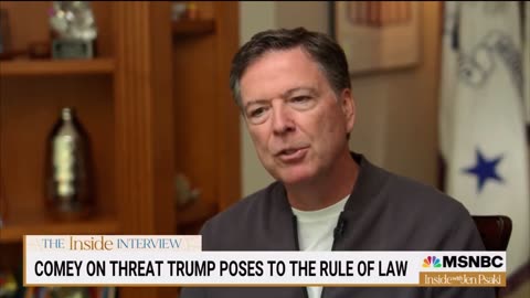 Former FBI director James Comey is terrified president Trump will return the favor Rightfully so