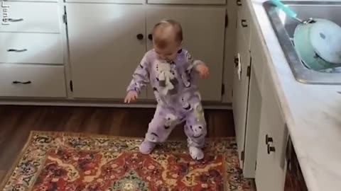 Mom dancing baby video