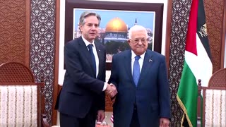 Blinken meets Palestinian President in West Bank