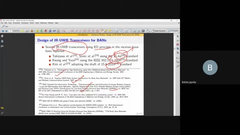 Transciever Design for IEEE 802.15.6 wireless Body Area Network (WBAN) System-Dr.Babita Jajodia