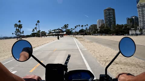 [4K] EBIKE Ride with Onyx RCR and CTY at the Long Beach Boardwalk