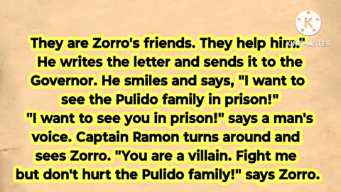 Zorro chapter six 🍀 very interesting story