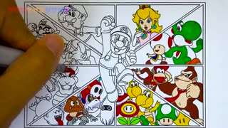 How To Draw Super Mario Characters