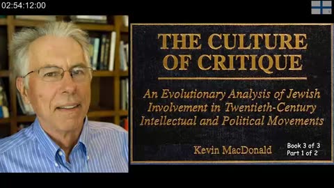 Dr Kevin MacDonald - The Culture of Critique 1998 (1 of 2)