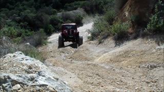 Willys pickup messing around at Hollister Hills