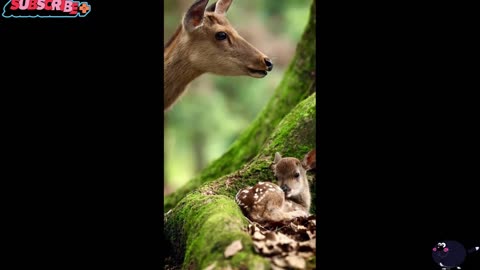 Stupid Pig- Cute moments of baby deer - Panda