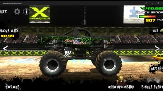 Monster Jam 2023 Monster truck Monday show 10 part 1(video game monster truck freestyle)
