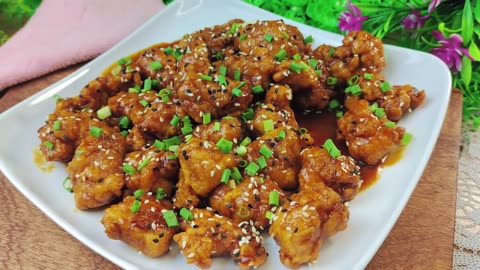 Sesame chicken ! Easy, fast and incredibly delicious