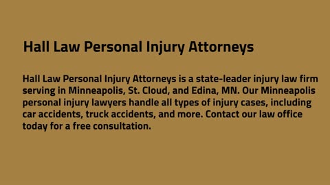 Minneapolis personal injury lawyers