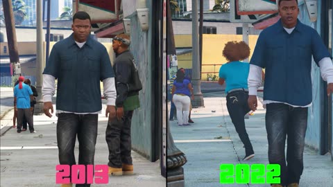 GTA V 2013 vs 2022 Graphics evolution