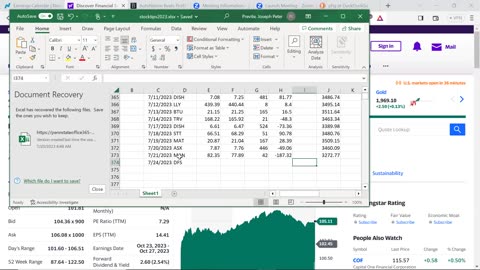 stock 7-24-2023 today's daily stock pick/tip in a minute