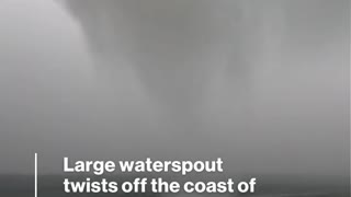 Waterspout seen off coast of Florida