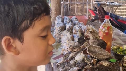 Delicious fresh Saang (Spider Conch) at Tubajon, Laguindingan, Misamis Oriental. A seaside treat!