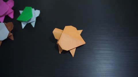 How to make an origami - turtle