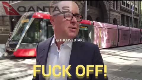 Aussie Cossack Confronts Qantas CEO About His Medical Victimization of Qantas Purebloods