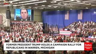 Trump Plays Clip Of 'Racist' Tish James At Rally