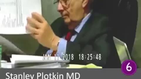 Ένορκη κατάθεση του πατέρα των εμβολίων Stanley Plotkin MD