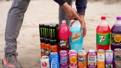 Big Monster, Chupa Chups, Mtn Dew, Fanta, Mirinda and Mentos soda mix Underground-14