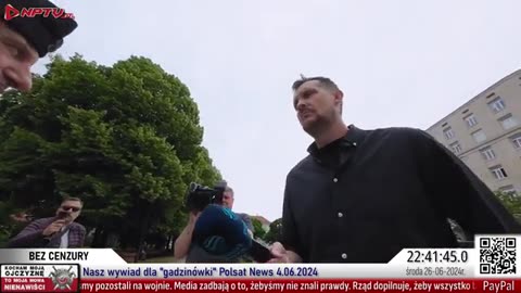 Wojciech Olszański, Marcin Osadowski NPTV.pl Polsat news wszystko jest w waszych rękach.