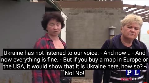 Ukraine war - Crimea is in Ukraine. Locals response: No