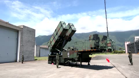 Ready 24/7, Taiwan showcases anti-aircraft artillery