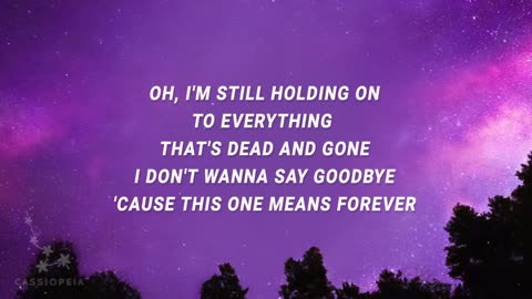 Benson Boone - I don't wanna say goodbye cause this one means forever (In the Stars) (Lyrics)