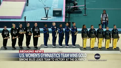 US women's gymnastics wins team gold medal