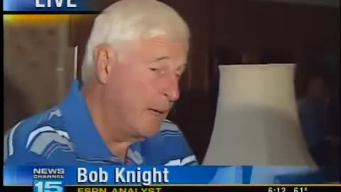 September 15, 2011 - Coach Bob Knight in Fort Wayne/Live Interview