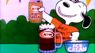 June 7, 1990 - Enjoy an A&W Root Beer Float (with Snoopy)