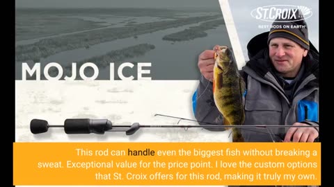 Honest Feedback: St. Croix Rods Custom Ice Fishing Rod