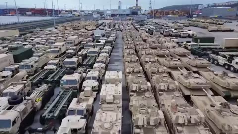 DISPIEGAMENTO MILITARE USA AL PORTO DI GDYNIA (POLONIA)